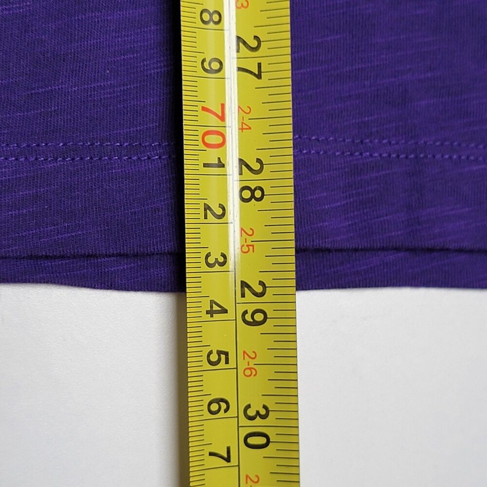LA Lakers Dri-FIT T-Shirt Men's Medium Nike Purple NBA Basketball Athletic Tee - Picture 7 of 9